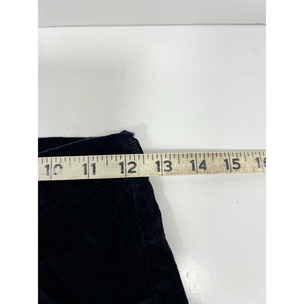 J Galt Brandy Navy Blue Corduroy Straight Leg Pants Carpenter Women Sz S 25x29 - Picture 8 of 9